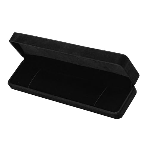 JMOOT Schmuck Geschenkbox Samt Lange Schmuckkästchen Schmuckbox Klein Schwarze Kette Schmuck Box für Armbänder Halskette 22 x 5 5 x 3 3cm