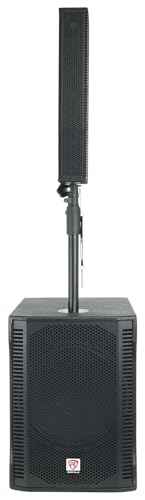 Rockville RPG-AR15 Full DJ System w/ 15 Powered Subwoofer + Line Array Speaker