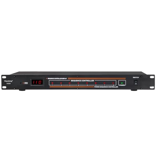 Depusheng 8 Outlet Power Conditioner 10 Amp 2200w with Precise Digital Real-Time Voltage Display...
