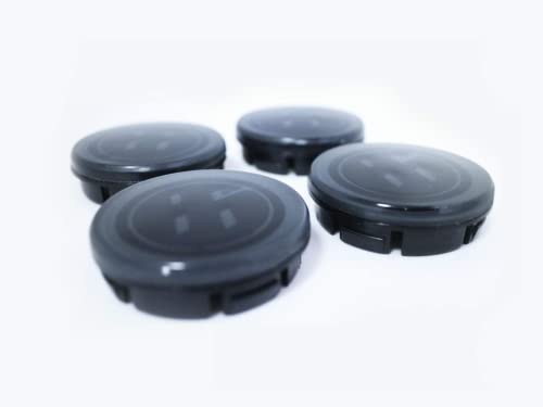 Exterior Accessories - Replacement Alloy Black Wheel Hubs Center Caps 