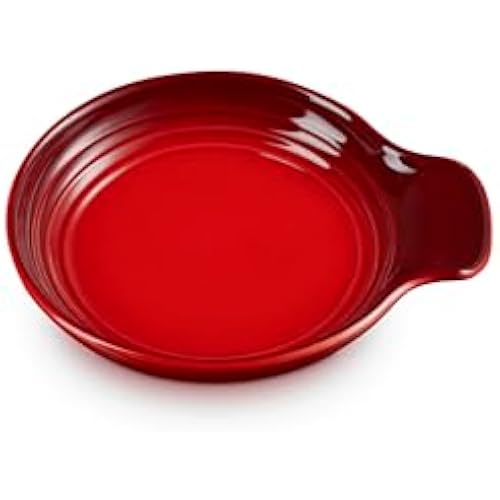 Le Creuset Signature Stoneware Spoon Rest, 6 Inches, Cerise