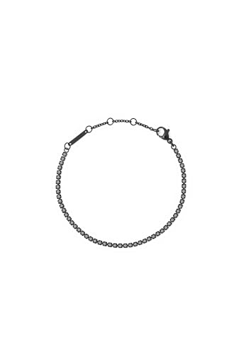 ブレスレット チェーン レ ディース ダニエルウェリントン Classic Tennis Bracelet ブラック 金属アレルギー ステンレス ジュエリー アクセサリー ブランド 人気 シンボル 煌めくダイヤモンドブレスレット