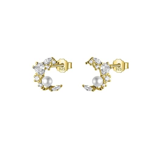 Boucles d'oreilles de Lune Douce pour femme et bijoux de fête