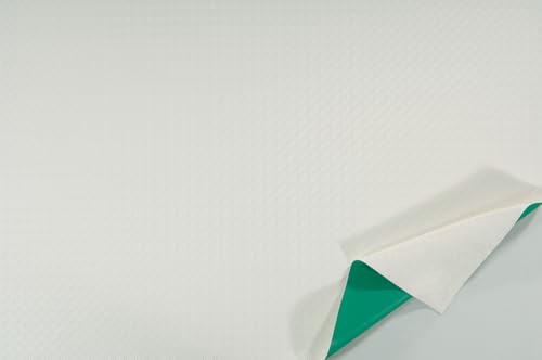 GEMITEX Table Protector Made in Italy Anti-Slip, Shockproof, Double-Sided White/Green, 140 x 300 cm - Image 4