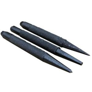 #US 1 Pc 2300121 Center Punch 3 Piece Set Black Oxide Finish 4 Inch Length