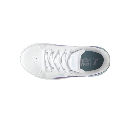 PUMA Kids Girls Jada Platform Lace Up Sneakers Shoes Casual - White - Size 11 M4