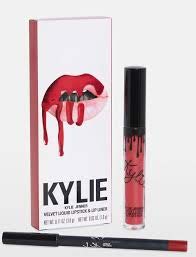 Kylie Cosmetics 'Jordy' Velvet Liquid Lipstick Lip Kit
