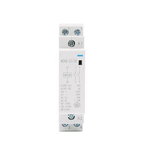Contacteur silencieux 2NO 2NC NCH8 pour tableau électrique de maison