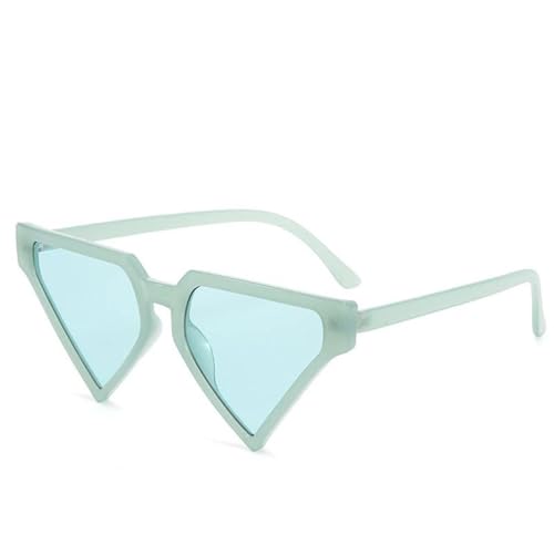 Lunettes de soleil en cœur pour vos festivals et fêtes d'été tendance style punk UV400