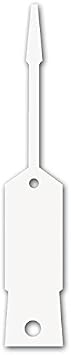 Self-Lock Arrow ID Key Tags Or Car Parts Tags 1,000 per Pack White