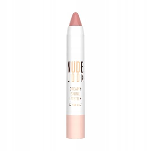 Golden Rose Nude Look Creamy Shine Lipstick (02 Pink Rose)