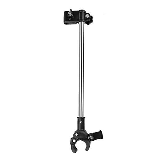 Umbrella Mount Holder, Adjustable Umbrella Mount Stand No Need Wrench to Attach/Detach Umbrella Clamp for Wheelchairs, Walker, Rollator, Biycle, Pram, Stroller, Black