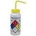 Bel-Art Products F12416-0015 Bel-Art F12416-0015 GHS Labeled Safety-Vented Sodium Hypochlorite (Bleach) Wash Bottles (Pack of 4)