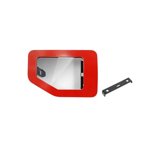 車用透明ガス燃料フィラータンクキャップ装飾カバー スズキジムニー JB64 JB74 2019 2020 2021 2022 2023 2024 アクセサリー対応(Red)