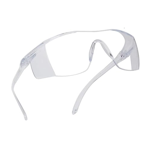 Image of Safety Glasses for Men & Women - Clear Anti-Fog, Anti-Scratch Goggles for Bike, Lab, Construction & Industrial Use. (2)