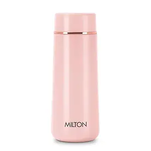 Milton Starlit 320 Thermosteel Insulated Water Bottle, 320 ml, Pink| Hot and Cold | Leak Proof | Office Bottle | Sports | Home | Kitchen | Hiking | Treking | Travel | Easy to Carry | Rust Proof
