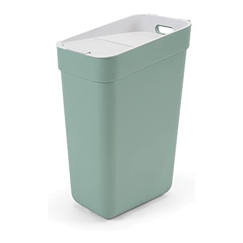 Curver Ready to Collect 30L Recycling Lift Top Bin Green Cover