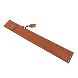 HOMOBABE PUレザー製ドラムスティックコンテナバッグとマレットパーカッションバッグ ブラウン ドラムセット用収納ケース ドラマー向け携帯可能なスティックオーガナイザー