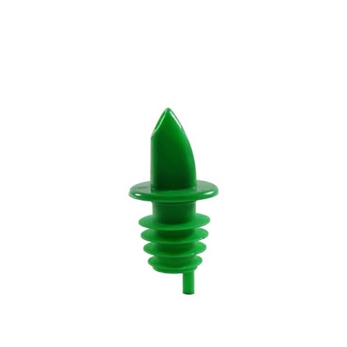 Green Free-Flow Liquor Pourer – Bottle Pour Spouts for Bar Restaurant & Home Use (6pc)