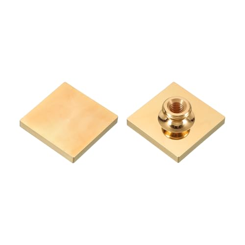 Sceau de cire en laiton PATIKIL, têtes vierges de 3,6 cm à graver pour papeterie de luxe
