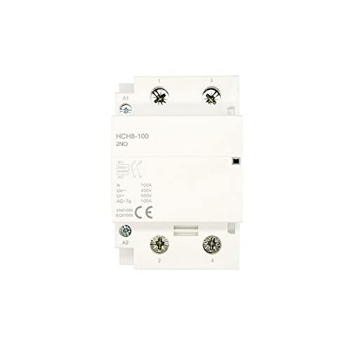 Contacteur rail DIN 2P 100A automatique HCH8-100 à haute endurance thermique