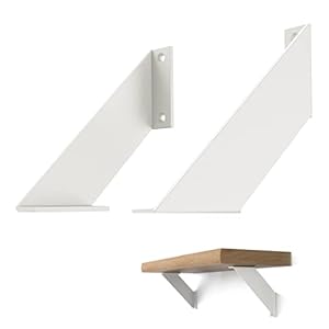 Chas Bete Shelf Brackets Weiß Regalträger 2 Stück