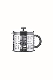 Bodum - 11199-16 - Eileen - Théière à Piston en Verre - Filtre et Couvercle Inox - 1.5 L - Brillant