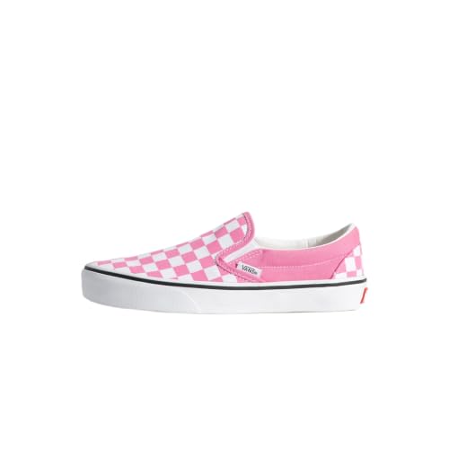 Vans Unisex Classic Slip-On Sneaker, Color Theory Checkerboard Pink Fizz, 6.5 US Men
