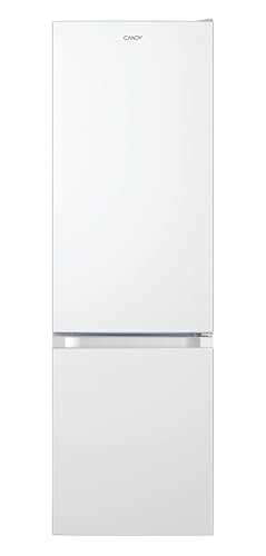 Candy Combined ZCCH1SEW518, Frigorífico Combi, 262L, 4 Estantes, 4 Balconeras, Cajón Verdulero, Control Mecánico de la temperatura, Iluminación LED, AnxAl 55 x 180cm, Puertas Reversibles, 41DB, Blanco