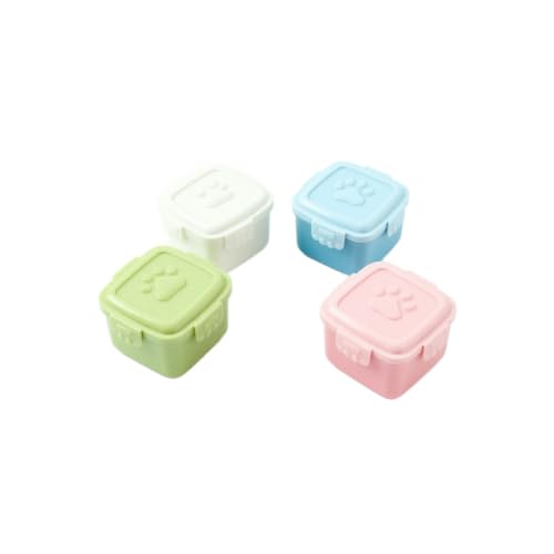 4 Pack Salad Dressing Container To Go Leakproof Sauce Containers with Lids - image 6