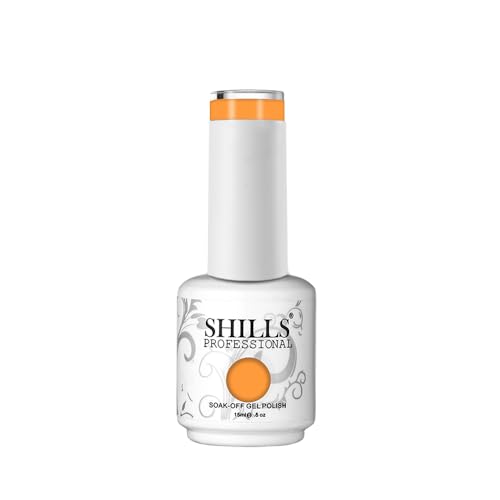 Image of SHILLS PROFESSIONAL Uv /Led Soak Off Glossy Finish Nail Polish Nail Art Nail Polish Color Shade 212, 15 Ml