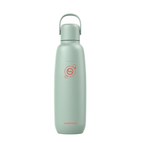 SodaStream Fizz & Go – borraccia termica in acciaio inox 0,9L menta