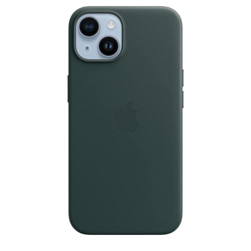 Apple Capa de couro com MagSafe para iPhone 14 – Verde-floresta ​​​​​​​