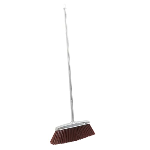 HONMEET Long Broom Sweep Stoops Kitchen Broom Stainless Steel Sweeper Trash Cleaning Besom Home Cleaning Supply Random Style