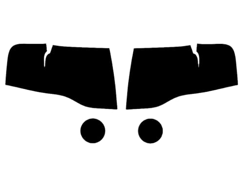 Rvinyl Headlight Tint Covers Compatible with Ford Expedition 2007-2017 - Smoke