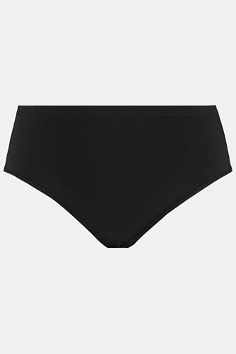 Ulla Popken Slips, 2Er-Pack Mutande Da Uomo, Schwarz, 50-52 Donna - 5