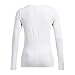 Under Armour Womens HeatGear Armour Long-Sleeve T-Shirt, (101) White / / Black, X-Large