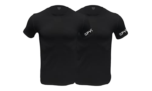 Spyder Mens Performance Moisture Wicking Crew Neck Undershirts/Ultra Soft Stretch Sports T-Shirt4