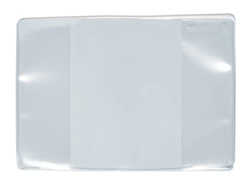 HERMA 5041 Ausweishülle für 2 Karten transparent, 25 Stück, 2-fach Ausweishalter zum Schutz für Dokumente im DIN A7 Format, Plastik Kartenhüllen Schutzhüllen Set, durchsichtig