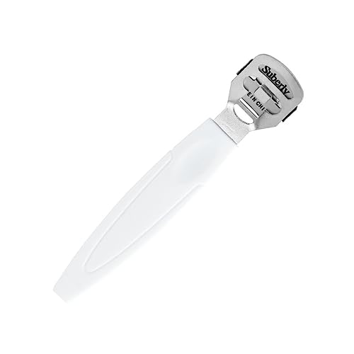 IOIUSKKU Afeitadora para la Piel del pie, Cortador de cutículas Duradero Exfoliante, removedor de protección Segura de Acero Inoxidable, raspador, Herramientas de Archivo de pedicura, P05Blanco IOIUSKKU Afeitadora para la Piel del pie, Cortador de cutículas Duradero Exfoliante, removedor de protección Segura de Acero Inoxidable, raspador, Herramientas de Archivo de pedicura, P05Blanco