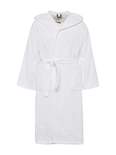 Preisvergleich Produktbild TOM TAILOR Damen Bath Bademantel mit Kapuze White,M