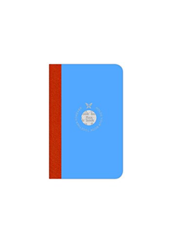 Image of FlexBook Smartbooks Notebook 160 Pages Ruled 9 x 14 cm Couverture Bleue /Dos Orange