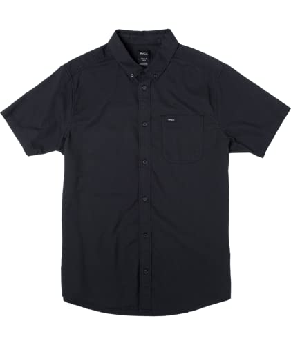 RVCA Men's Thatll Do Stretch Short Sleeve Woven Button Up Shirt - Main Image
