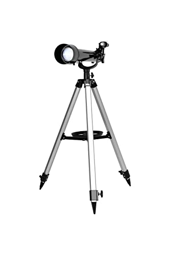 Image of Coleman 700mm x 60mm Refractor Telescope (35x-525x) Kit with Heavy-Duty Carrying Case - Metallic Charcoal Gray