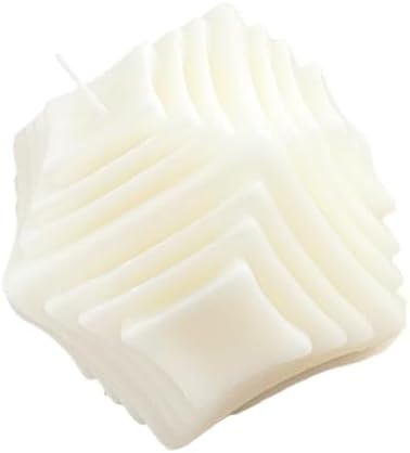 1pc 3D Square Candle Decoration for Home House Ornaments Home décor Irregular Candle Desk Topper Decorations for Home Photography Prop Wax Accessories Three-Dimensional