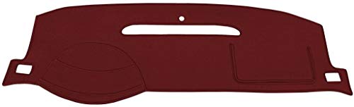 Custom Dash Cover Mat - Compatible with 2008-2012 Ford Escape (Velour, Red)