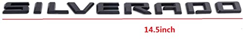 Image of 2019-2025 2pack OEM Nameplate with LTZ Emblem 3D Letters Badge Replacement for Silverado 1500 2500HD 3500HD 86539786 (Glossy Black)