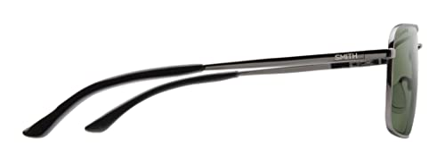 SMITH Outcome Sunglasses Matte Silver/Polarized Platinum Mirror3