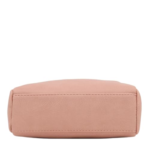 Image of FashionPuzzle Triple Zip Small Crossbody Bag