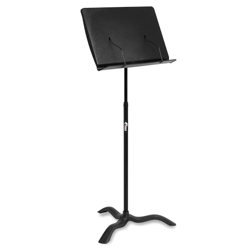 Pupitre d'orchestre hauteur 116 cm Tiger avec grand bureau polymère de 50 cm